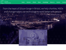 Tablet Screenshot of circle-interactive.co.uk